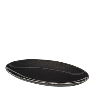 Broste Platte oval 13,6 x 22 cm Nordic Coal abweich.Farb. (5710688134335)