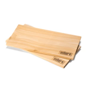 Weber Räucherbretter groß 2er Set 15 x 40 cm aus Zedernholz (0077924083662)