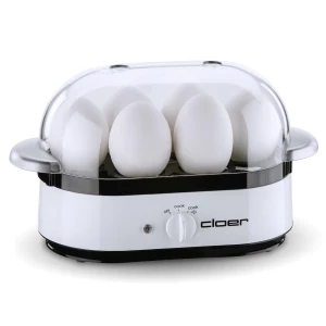 Cloer CLOER 6081 Eierkocher für 6 Eier 350 Watt weiss (4004631013657)