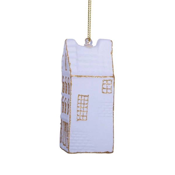 Ornament glass white/gold canal house step gable Goldenhour – Bild 6