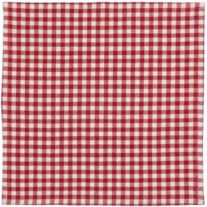 IB Laursen Stoffserviette Asta rot m/kleinen Karos B: 40 L: 40 100 % Baumwolle (5709898367626)