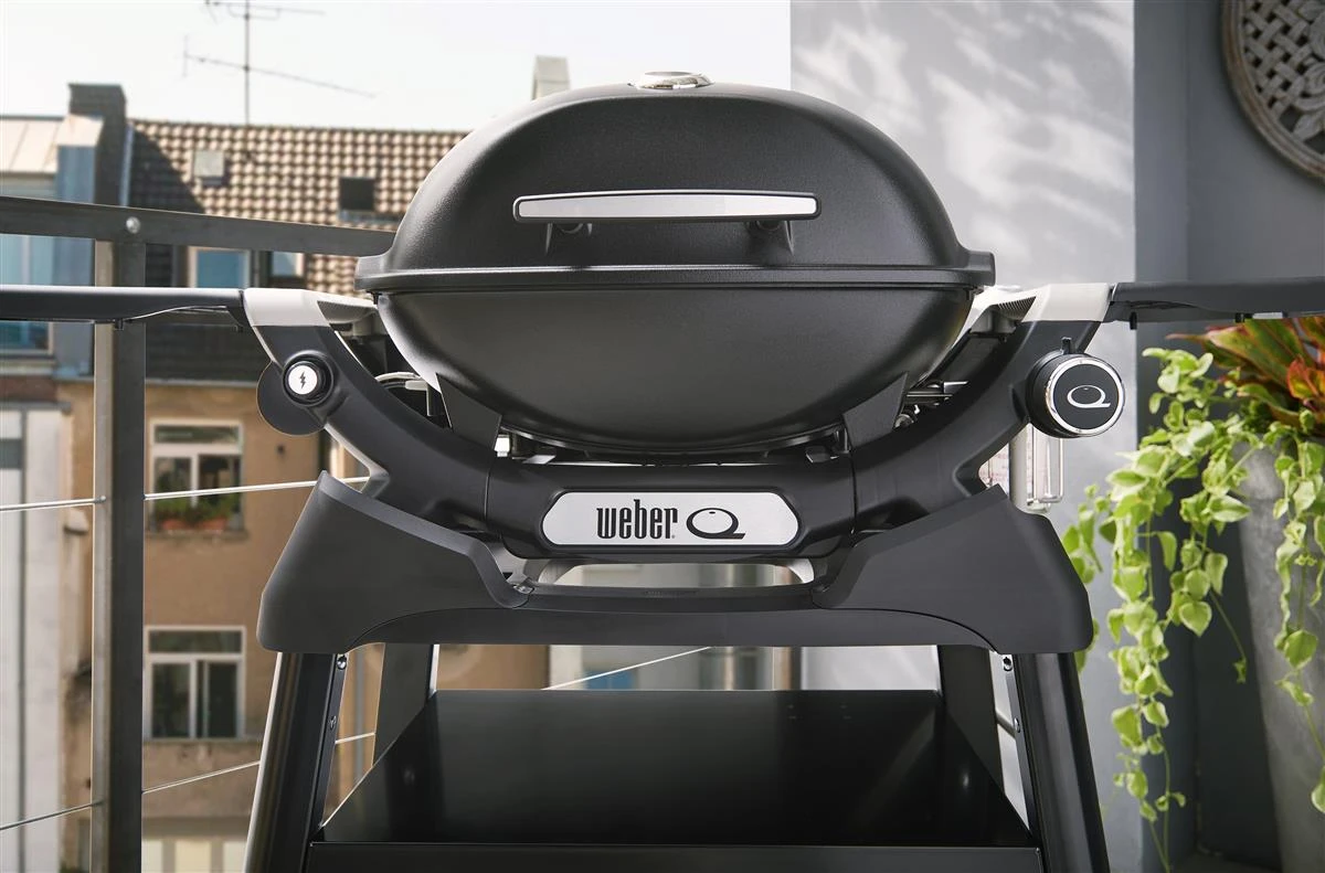 Weber Weber Q1200N Gasgrill mit Stand Black (077924895319)
