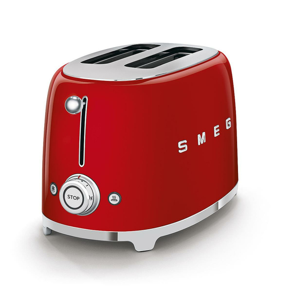 SMEG Toaster 2 Scheiben Rot 50 Style (8017709186968)
