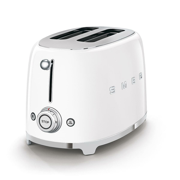 SMEG Toaster, 2 Scheiben weiss 50s Retro Style (8017709231057)