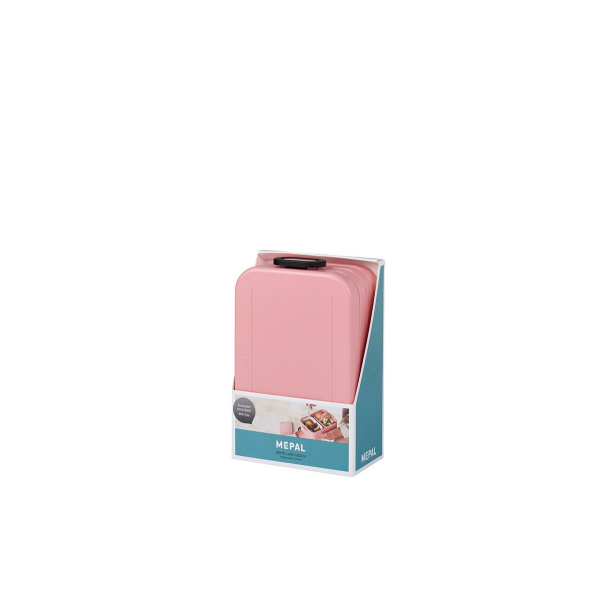 Mepal bento lunchbox take a break midi - nordic pink 185 x 120 x 65 (8711269947716)