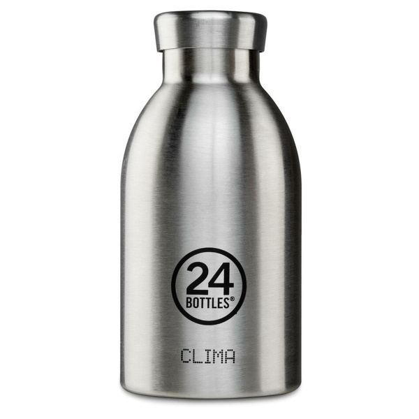 24 Bottles Clima Bottle 0,33 ltr Stahl  (8051513921469)