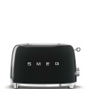 SMEG Toaster 2Scheiben schwarz 50s Retro Style (8017709187002)