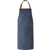 CRAFTED LEATHER & LIEFSTYLE Schürze blau Washed canvas  ()