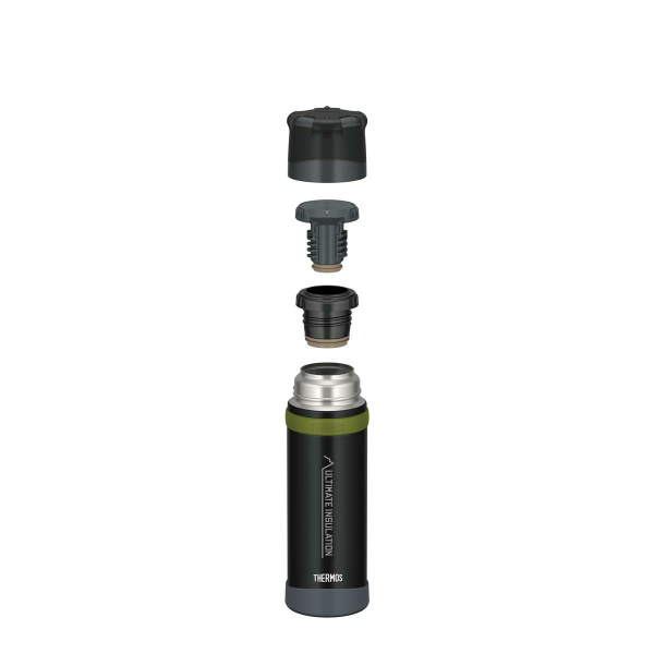 Thermos Isolierflasche MOUNTAIN charcoal black 0,5l (4002458517655)