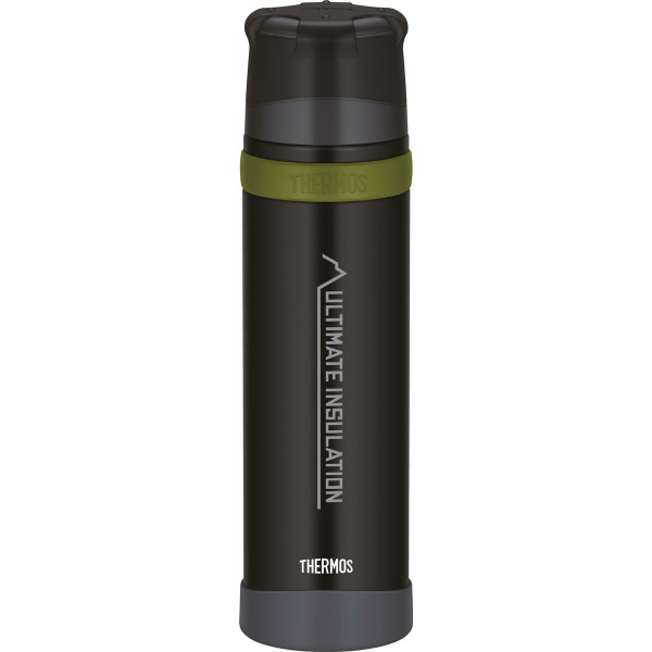 Thermos Isolierflasche MOUNTAIN charcoal black 0,9l (4002458517679)