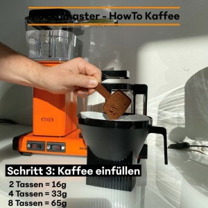 Moccamaster Pulver Kaffee Kaffeemaschiene