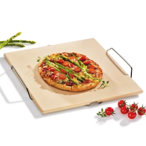 Küchenprofi Pizzastein mit Gestell  (4007371049368)