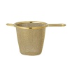Bloomingville Teesieb Farbe Gold, Edelstahl L13,5xH7xW7 cm Tea Strainer (5711173249015)