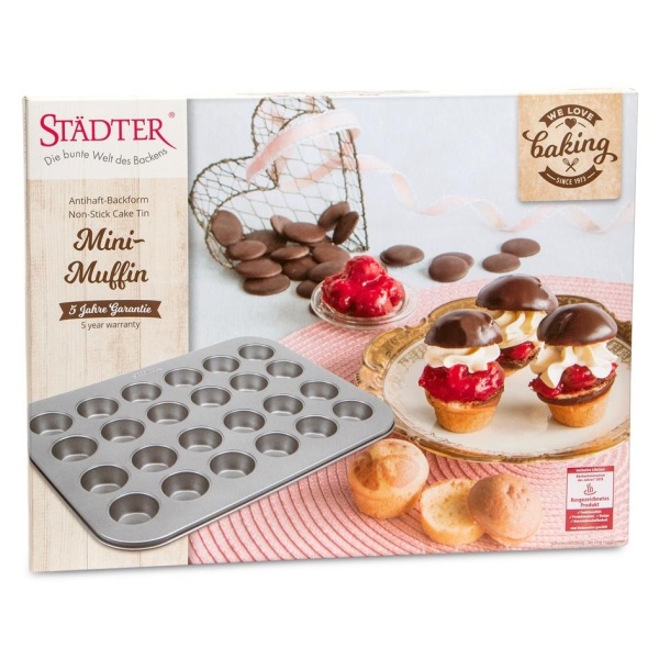 Städter Backform Mini Muffin ca. 35 x 27 cm we love baking (4018598661127)