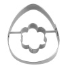 Städter Ausstecher Ei mit Blume 7 cm  (4018598217218)