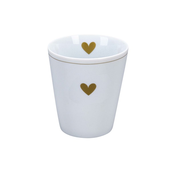 Krasilnikoff Happy mug, Heart of Gold 330 ml  (5713178976415)