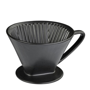 Cilio Kaffeefilter Gr.4 schwarz matt  (4017166106190)