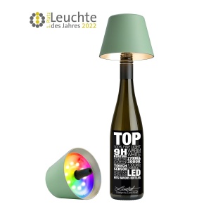 Sompex Top 2.0 Flaschenleuchte olivgrün RGB (4029599110859)