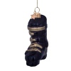 Vondels Ornament glass black ski shoes H9.5cm Sports (8720701362406)