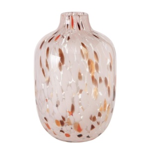 Boltze Vase Umea, H 26 cm, Glas durchgefärbt, Geflammt, mehrfarbig (4066076057191)