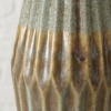 Boltze 1 Stk. Vase Livera, 2 sort., H 22 cm, Steingut, Farbverlauf, geometrisch (4066076075997)