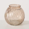 Boltze 1 Stk. Vase Valea, 3 versch. Ausführungen H 14 cm, Glas lackiert, (4066076338108)