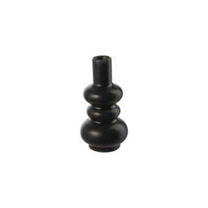 asa Vase, black iron D. 2,5/6 cm, H. 12 cm  (4024433015062)