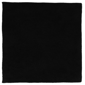 asa 2er Set Baumwolltuch gestrickt, schwarz-30 x 30 cm textil (4024433017943)