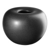 asa Vase, black iron-D. 23 cm, H. 18 cm stone (4024433018377)