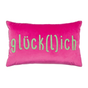 pad Kissenhülle LETTERS-hot pink, 35 x 60 cm 100% Polyester (4262377418123)