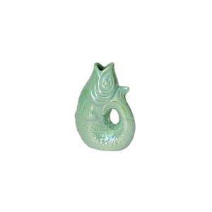 Giftcompany Monsieur Carafon, Fisch, Vase, XS, rainbow mint, 0 9,5x13x6cm- Steingut (4030195654715)