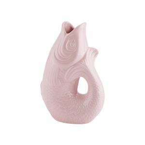 Giftcompany Monsieur Carafon, Fisch, Vase, S, sea pink, 1,2 Li 16,5x25,2x9,7cm-Steingut (4030195644501)