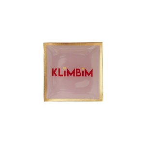 Giftcompany Love Plates, Glasteller S, Klimbim, rosa 10x0,8x10cm-Glas (4030195650038)