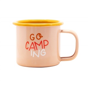 Roadtyping kl. Emaille Tasse Go Camping  (4260267417072)