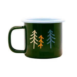 Roadtyping kl. Emaille Tasse Wald  (4260267417102)