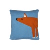 Tranquillo Kissenbezug FOXY-blau 100% COTTON + Filling 100% Polyester filler (4055627613764)