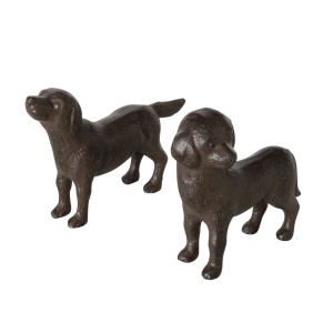 Boltze 1 Stk Figur Doggie, 2 sort., Hund, H 12 cm Gusseisen (4066076339754)