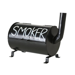 Boltze Sturmaschenbecher Smoker, Höhe 17 cm, Länge 20 cm, Eisen (4020607595569)