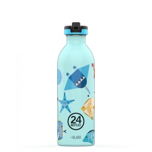 24Bottles Urban Bottle Sea Friends - Colored Sport Lid 500 ml (8051513920912)