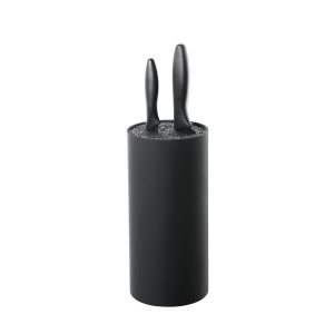 Zassenhaus Messerblock rund Ø 11 x 22 cm Kunststoff schwarz (4006528078008)