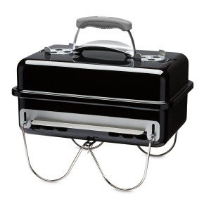 Weber Go-Anywhere Holzkohlegrill, schwarz (0077924029271)