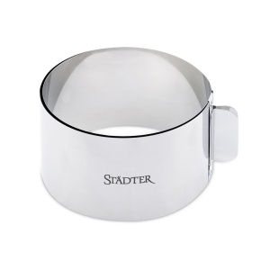 Städter Tortenring rund Ø 15-30cm verstellbar Höhe 9 cm aus Edelstahl (4018598882010)