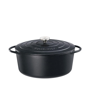 Küchenprofi Bratentopf oval 35 cm Provence schwarz (4007371057554)