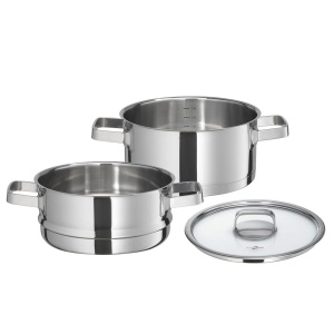 Küchenprofi Kochtopf m. Dämpfeinsatz 20 cm SAN REMO SAN REMO (4007371065504)