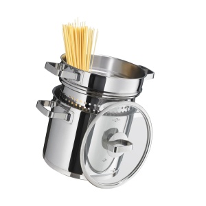 Küchenprofi Kochtopf mit Pastaeinsatz SAN REMO 22 cm (4007371065498)