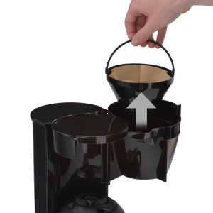 Cloer CLOER Kaffeeautomat 5009 8T Edelstahlkanne schwarz (4004631011561)