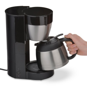 Cloer CLOER Kaffeeautomat 5009 8T Edelstahlkanne schwarz (4004631011561)