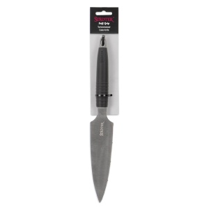 Städter Tortenmesser 31 cm Edelstahl schwarz ''Soft Grip'' (4018598640368)
