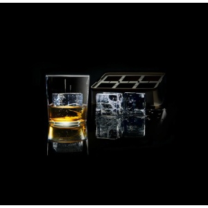 Lurch ICE FORMER Würfel 5x5cm schwarz transparent  (4019889136591)