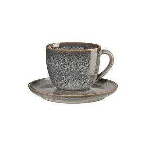 ASA Cappuccinotasse mit Unterer, denim-SAISONS D. 9 cm, H. 7,5 cm, 0,23 l. (4024433008392)